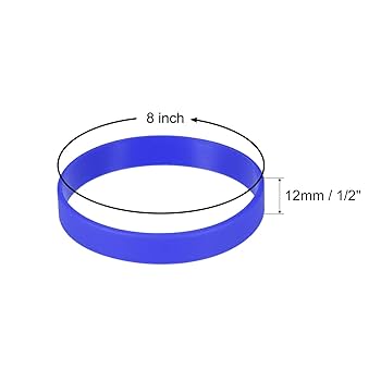 Amazon | uxcell ブランクシリコンリストバンドブレスレット